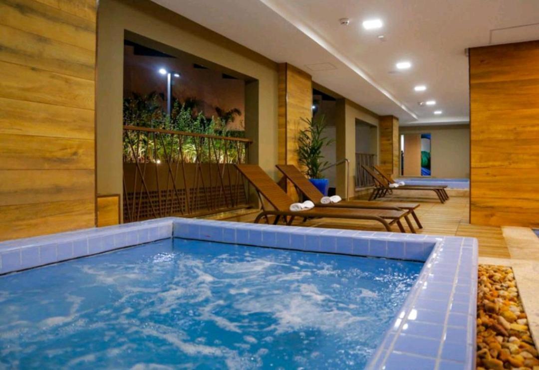 Apto Em Resort De Olimpia Frente Ao Thermas Do Laranjais Экстерьер фото